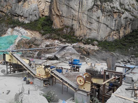 玄武巖加工生產(chǎn)線