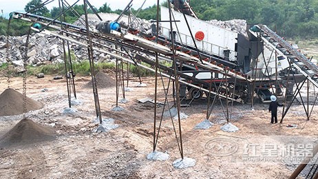 一天800方的移動碎石機多少錢？