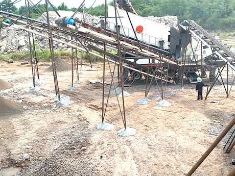 一小時400噸大型移動制砂生產(chǎn)線多少錢（內(nèi)有方案、報價、現(xiàn)場視頻）