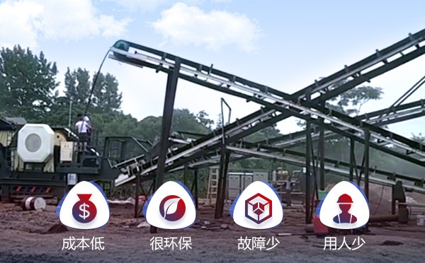 山西時(shí)產(chǎn)120噸煤炭移動制砂現(xiàn)場案例加工優(yōu)勢