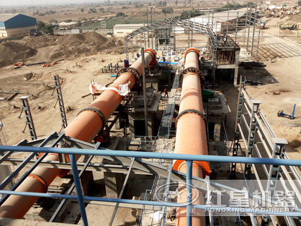 碳素回轉(zhuǎn)窯現(xiàn)場實拍3