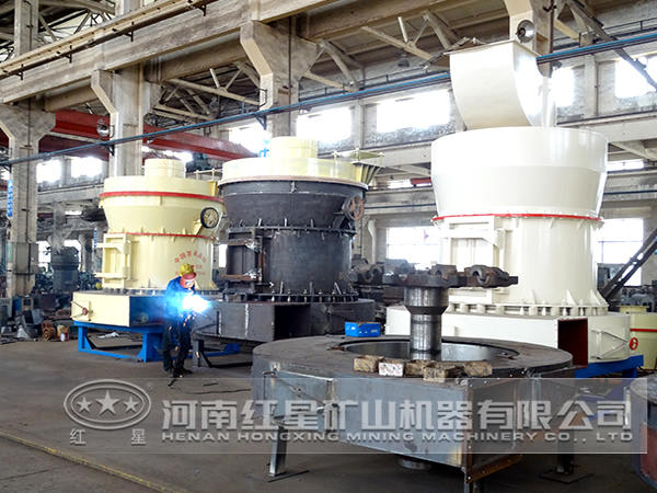 石料磨粉機(jī)生產(chǎn)車(chē)間