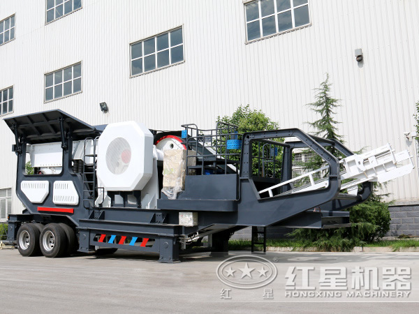 HX系列輪胎鄂破移動(dòng)破碎站