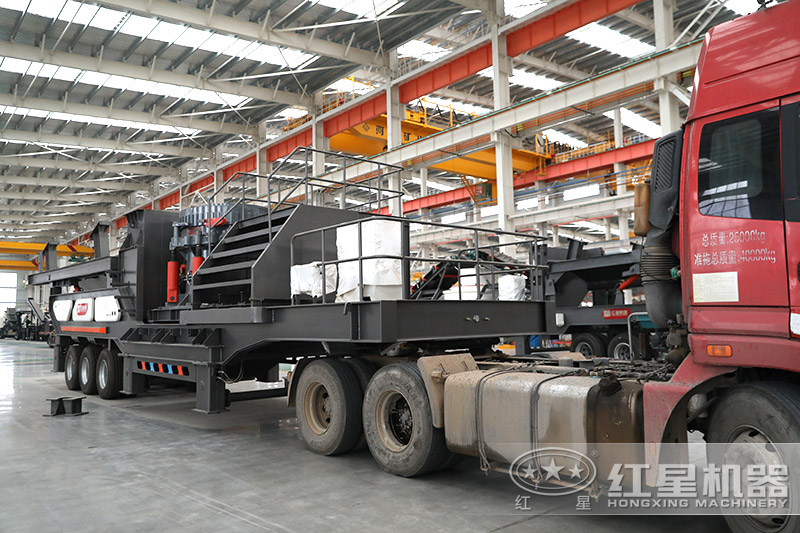 移動打石機+沖擊式制砂機