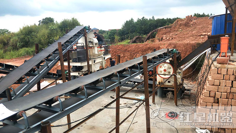 鄂破+制砂機配置的制砂生產(chǎn)線