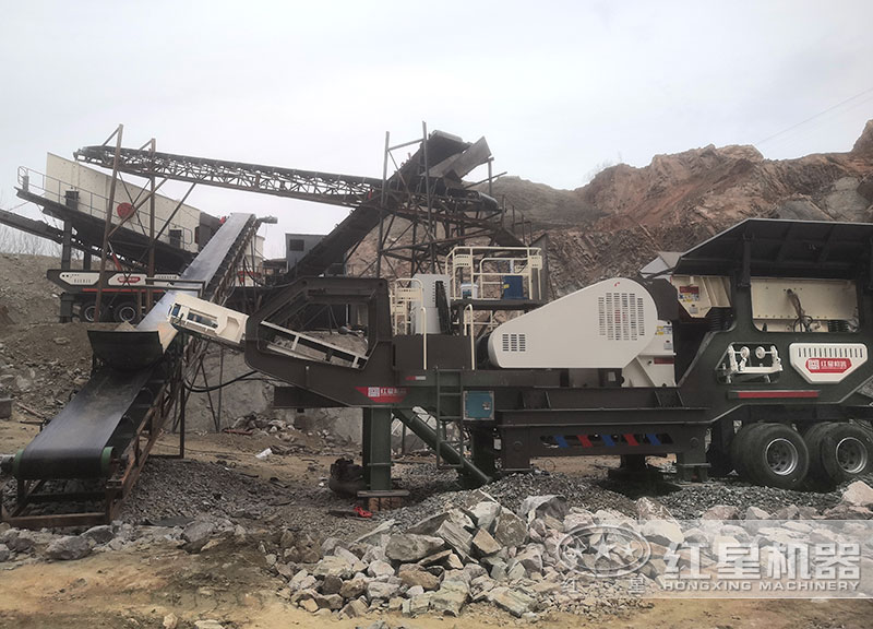 移動(dòng)破碎機(jī)粉碎水泥塊更合適