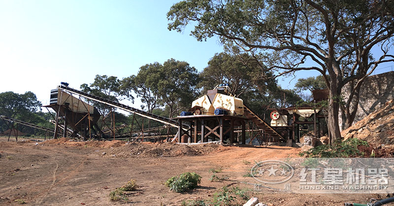 912鄂破+2臺反擊破配置碎石生產(chǎn)線