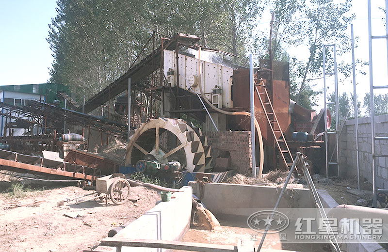 2900洗砂機(jī)現(xiàn)場