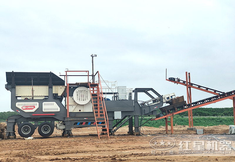 移動細(xì)鄂破單機作業(yè)：浙江客戶現(xiàn)場