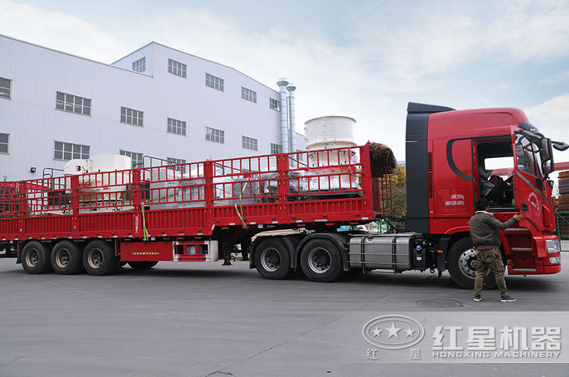 紅星機器單缸圓錐破車間發(fā)貨