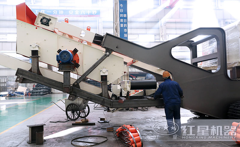 移動石子篩砂機(jī)