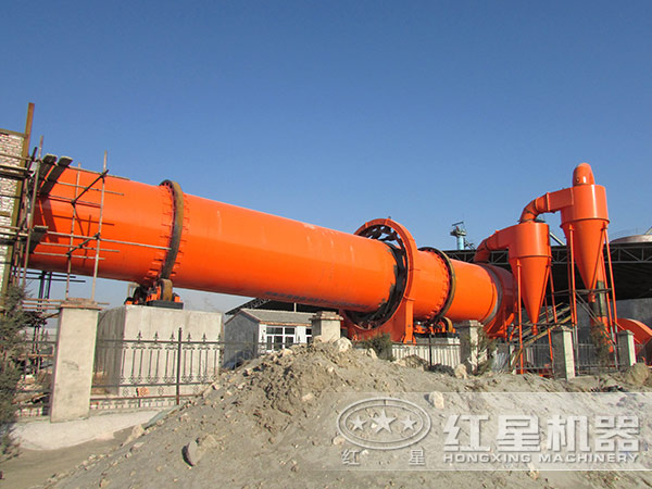 滾筒烘干機生產現(xiàn)場