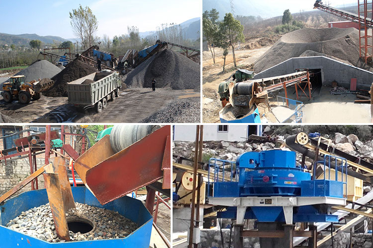 河卵石制砂生產(chǎn)線實拍