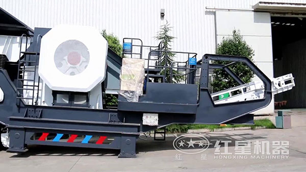 移動(dòng)破碎站實(shí)拍