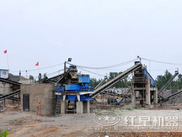 玄武巖制砂機(jī)現(xiàn)場實拍