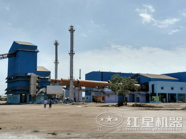 赤鐵礦回轉(zhuǎn)窯實拍