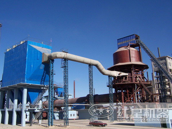 石灰窯生產(chǎn)現(xiàn)場(chǎng)