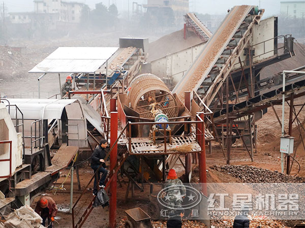 建筑垃圾處理現(xiàn)場