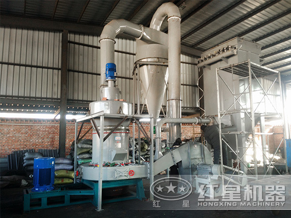 煤矸石磨粉工藝現(xiàn)場(chǎng)，干凈無(wú)粉塵