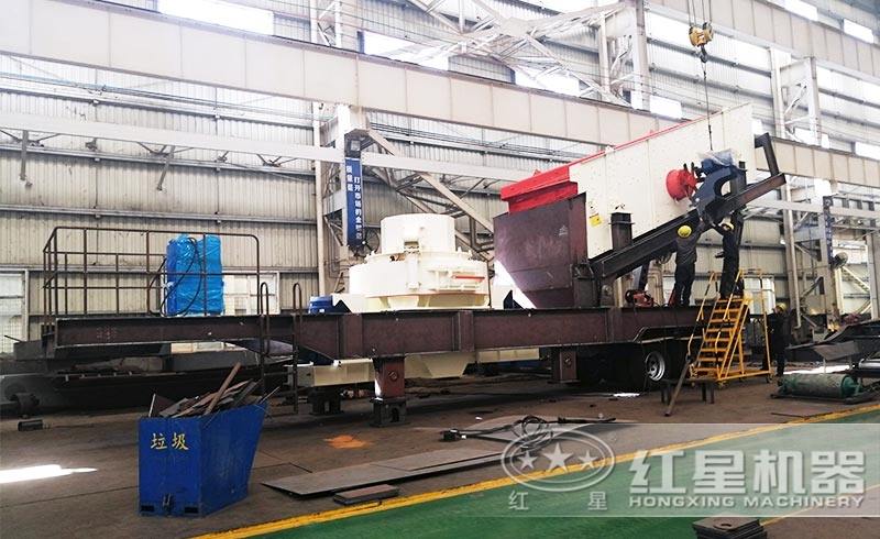 移動車載打砂機配置車間