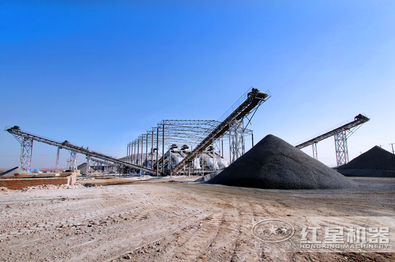 石料生產(chǎn)線現(xiàn)場