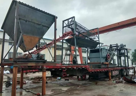 設(shè)計簡陋移動打砂機