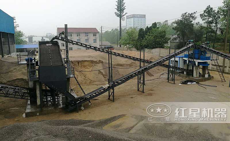 石頭制砂機(jī)現(xiàn)場實(shí)拍