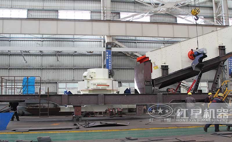 移動制砂機(jī)車間實(shí)拍