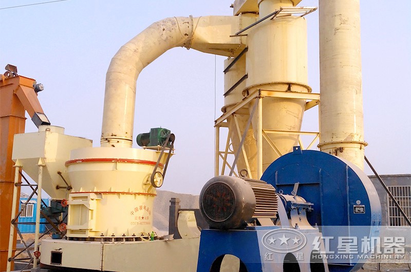 輕質(zhì)碳酸鈣生產(chǎn)加工現(xiàn)場(chǎng)