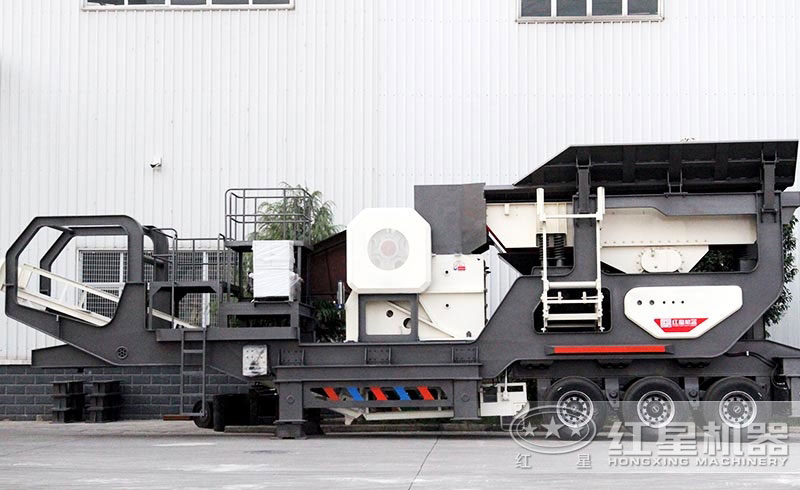 移動顎破碎石子機(jī)