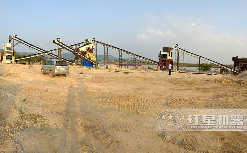 時(shí)產(chǎn)100噸破碎整形生產(chǎn)線