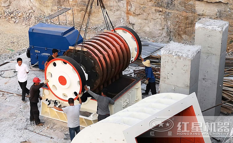 重錘破安裝現(xiàn)場(chǎng)