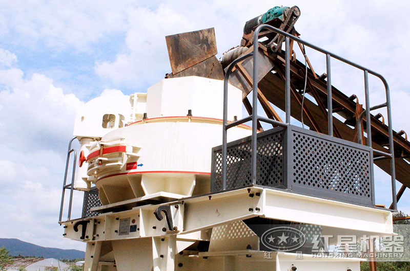 生產(chǎn)現(xiàn)場之VSI制砂機(jī)