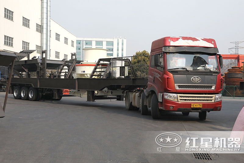 紅星移動系列制砂機發(fā)貨