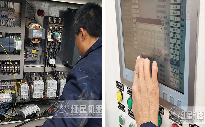 移動(dòng)破碎機(jī)密密麻麻的線路控制著機(jī)器的每個(gè)地方