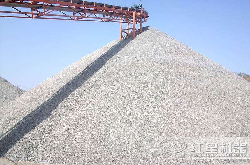 機(jī)制砂生產(chǎn)現(xiàn)場(chǎng)