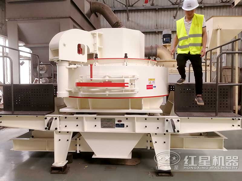 客戶考察紅星小型打砂機