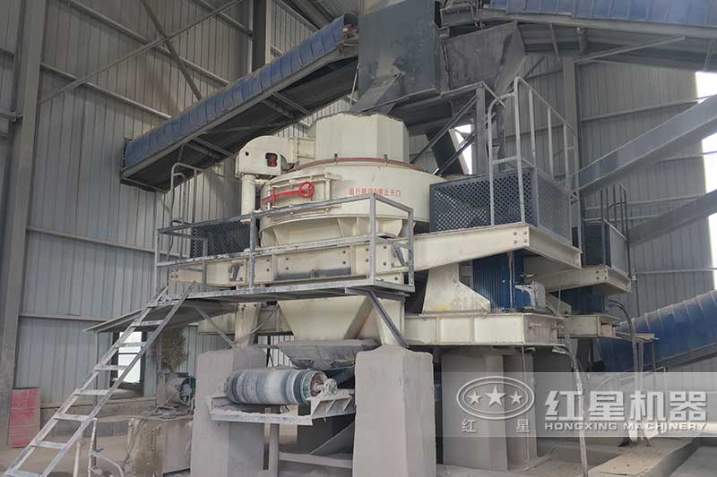 制砂生產(chǎn)線現(xiàn)場(chǎng)