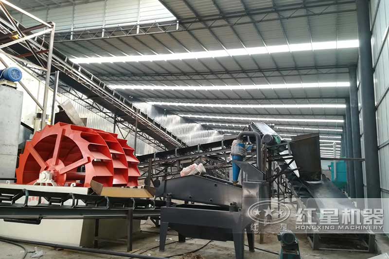 洗沙加細(xì)沙回收現(xiàn)場