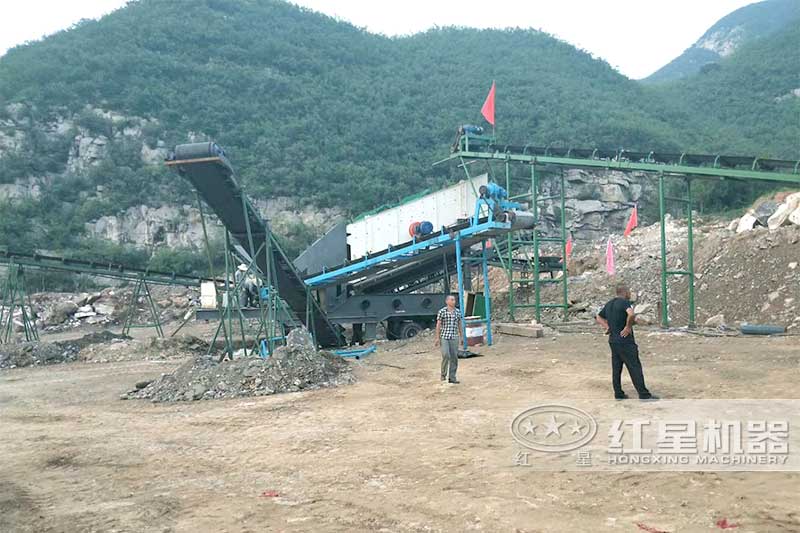 單獨(dú)設(shè)計(jì)的移動(dòng)振動(dòng)篩