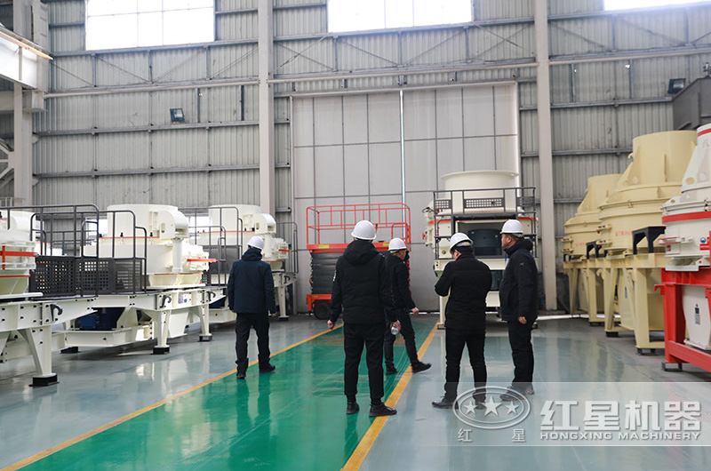 紅星制砂機成品車間