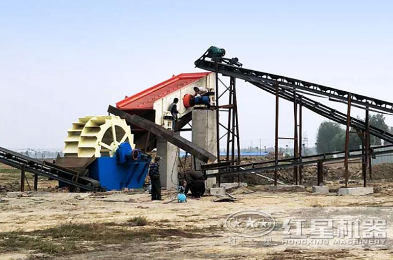 水洗石粉沙機整體承重，無須做混凝土基礎(chǔ)