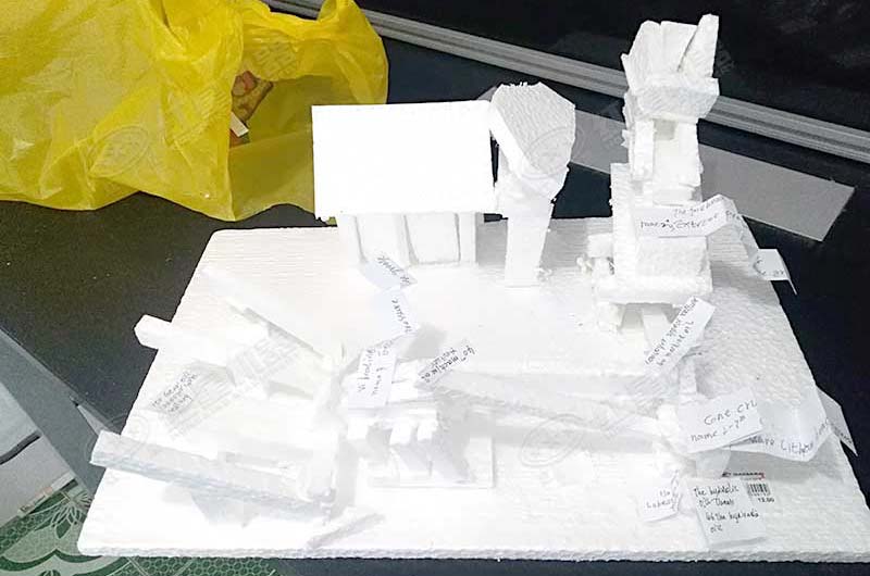 客戶現(xiàn)場(chǎng)布局簡(jiǎn)易模型