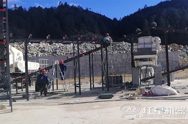 廠家派技術人員到反擊破安裝現(xiàn)場指導