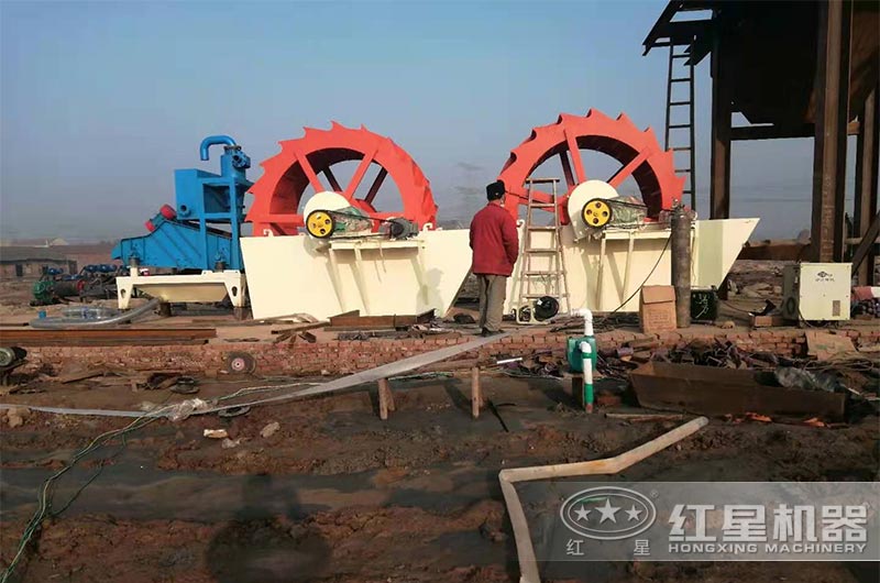 輪式洗砂機帶細(xì)沙回收機可助收獲更高收益