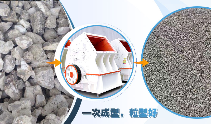 重錘式沙石場設備，一次成型減少成本