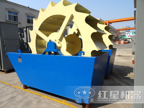 輪式洗砂機