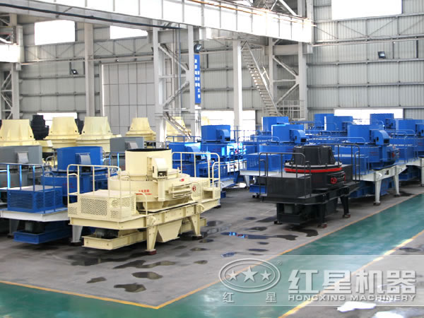 石英石制砂機(jī)廠區(qū)圖