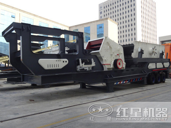 建筑垃圾移動(dòng)打砂機(jī)廠區(qū)實(shí)拍圖